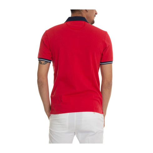 La Martina Polo Polo Uomo slim con contrasti Rosso P24 - LA MARTINAYMP005PK001 - 06008 - M - Francavilla Moda